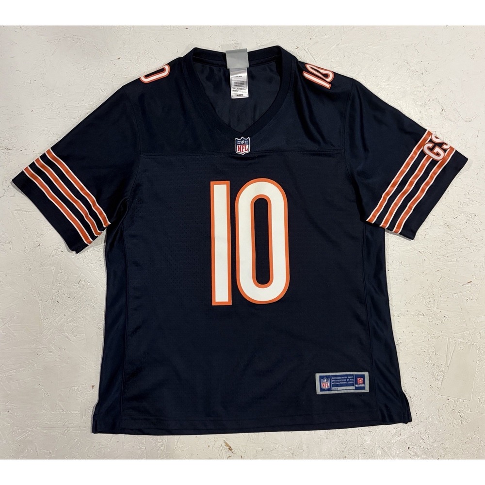 NFL Pro Line Chicago Bears Mitchell Trubisky 10 Jersey Mens M Football Blue